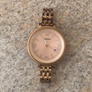 Fossil Rose Gold Watch